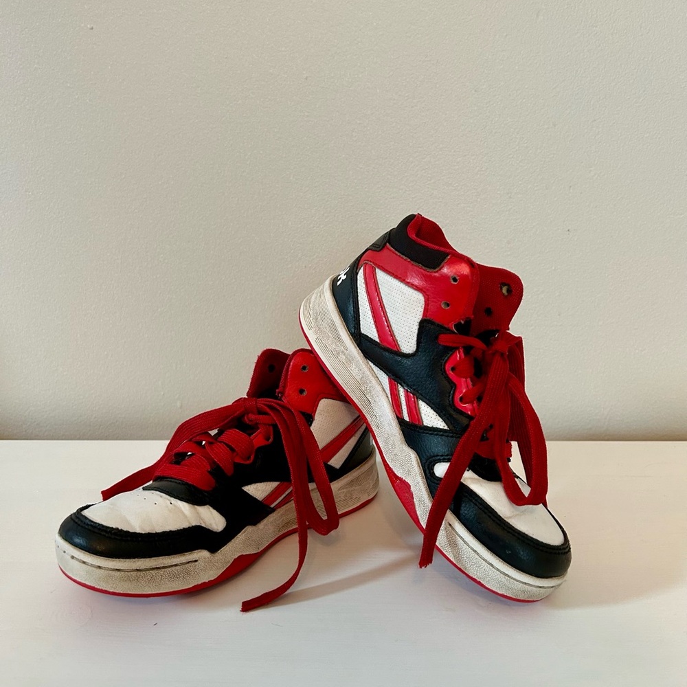 Reebok Red and Black Sneakers High-Top basketball